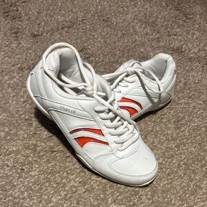 Chassé White and Red Athletic Cheer Shoes